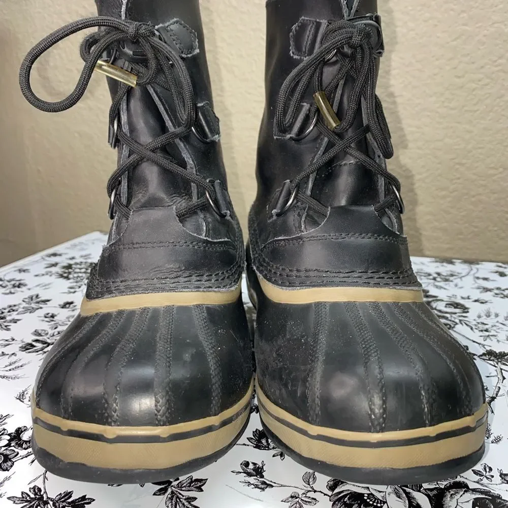 * SOREL Size 6 MEN Brown Outdoor Waterproof Boots without boot liner